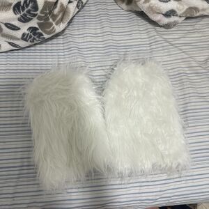30cm fur leg warmers